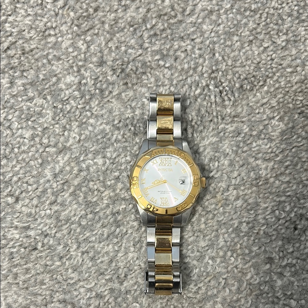 Invicta Gold and Silver Classic Dress Watch